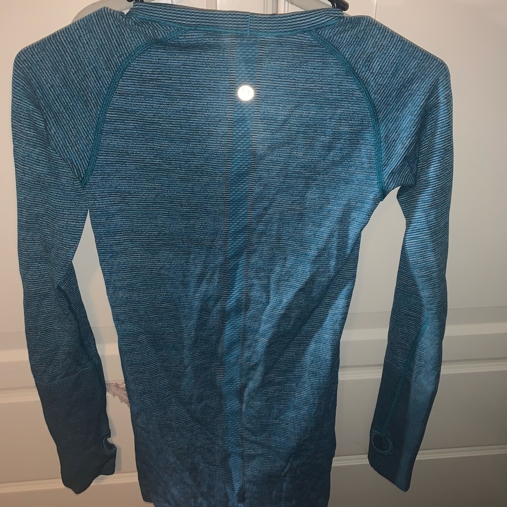 LULULEMON Blue swiftly long-sleeve t-shirt